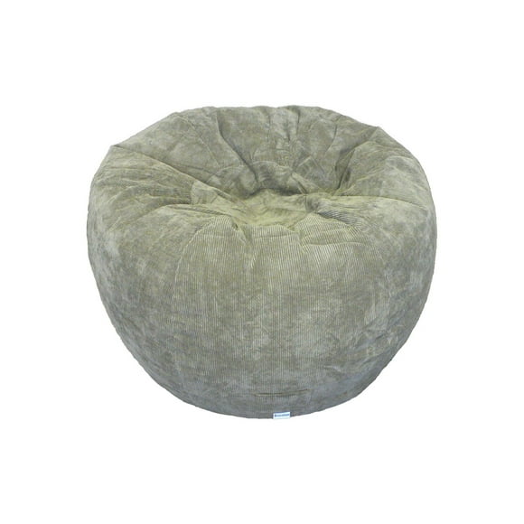 Boscoman Jumbo Green Corduroy Round Beanbag