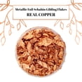 thumbnail image 2 of U.S. Art Supply Metallic Foil Schabin Gilding Genuine Copper Leaf Flakes in a 10 Gram Bottle - Gild Picture Frames, Paintings, Furniture, Decorate Epoxy Resin, Nails, Jewelry, Slime, Arts and Crafts, 2 of 6