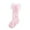 Pink, variant on Toddler Socks Fashion Calf Knee High Lace Large Bow Knot Stockings Comfortable Soft Baby Socks Size 12-18 M