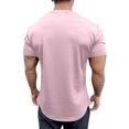 thumbnail image 5 of 3 Pack T Shirts for Men Clothes for Men Men's Sports T-Shirt Summer Fashion Solid Color Loose Casual Short Sleeves Round-Neck Workout Tees Shirts Tops, 5 of 6