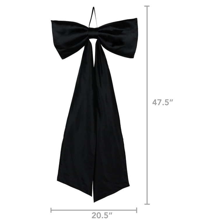 4 ft. Large Decorative Bow, Black, Graduation by Way To  display picture 1
