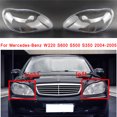 thumbnail image 1 of For Mercedes~Benz W220 S600 S500 S320 S350 S280 1998~2005 Car Headlight Headlamp Clear Lens Auto Shell Cover, 1 of 1
