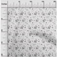 thumbnail image 2 of oneOone Velvet White Fabric Floral Craft Projects Decor Fabric Printed By The Yard 58 Inch Wide, 2 of 4