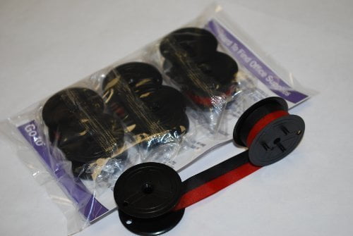 EBS Universal Heavy InkedPackage of Three Twin Spool Black \u0026 Red Calculator  Ribbons Compatable with Nukote BR80C, BRM233, BM233 GRC? A 54, E-201,  SHARP, CASIO, VICTOR, CANON, PANASONIC, ADLER-ROYAL, M - Walmart.com