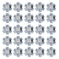 thumbnail image 3 of Light Source Chip, LED Lamp Bead High Power 0.5W 5V 25Pcs Easy To Install With Aluminum Plate For DIY Lighting Fixtures For Flashlights Green Light: 520-525nm, 3 of 8