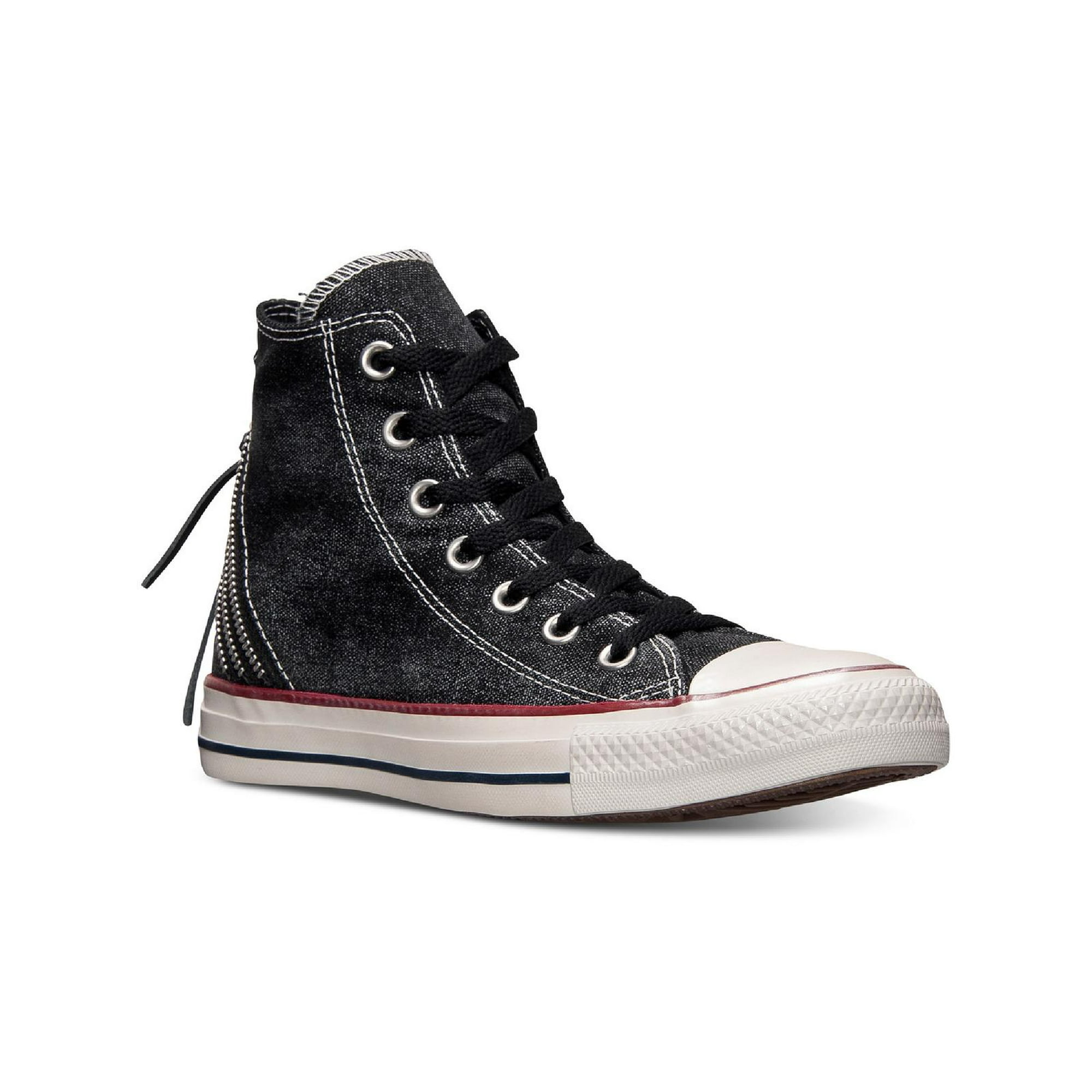 Converse Tri Zip Wash Women's Canvas Lace Up High Sneakers -