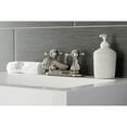thumbnail image 3 of Kingston Brass KB608BX Metropolitan 4 in. Centerset Bathroom Faucet with Pop-Up Drain, Brushed Nickel, 3 of 5