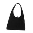 thumbnail image 2 of Bolsa de viajes Bag Minimalista Mujeres elegantes Bolsa de hombro de gamuza para cumpleaños Negro, 2 of 8