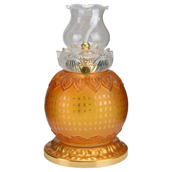 Buddha Light,Oil Lamp Buddha Front Kerosene Light Kerosene Lamp Performance Driven