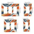 thumbnail image 2 of Yayeee Rocker Switch Wall Plate 3-Gang 6.5"x4.6" Home Decorative Outlet Cover, Beige Abstract Wavy, 2 of 6