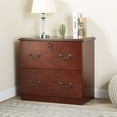 Better Homes and Gardens 2 Drawer Cherry Lateral File With Lock