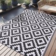 thumbnail image 1 of OLANLY Outdoor Rug Waterproof Reversible 5x8 ft, Durable Plastic Straw Patio Camping Carpet, Large Foldable RV Mat for Backyard, Deck, Picn, 1 of 9