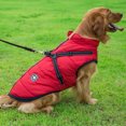 thumbnail image 2 of Topcobe Waterproof Warm Dog Zip up Coats for Indoor Outdoor, Pet Winter Protection Jacket with D-ring, Warm & Soft Vest Pullover Clothes for Small/ Large Dogs, S-4XL Red, 2 of 4