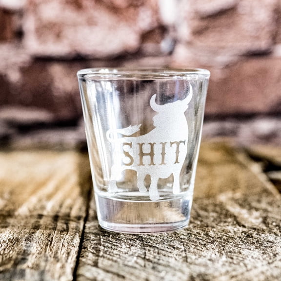 Bullsh.t Shot glass