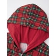 thumbnail image 6 of AceBaby Christmas Family Matching Pajamas Plaid Long Sleeve Jumpsuit Sleepwear Holiday Loungewear, 6 of 10