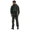 thumbnail image 4 of Zaldita Motorcycle Rain Suit For Men Women One Piece Hooded Jumpsuit Reflective Strip Rainsuit Camouflage 4XL, 4 of 7