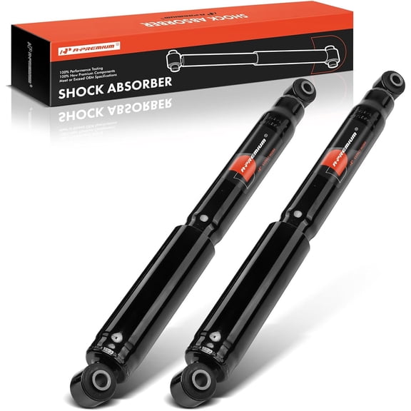 A-Premium Rear Pair (2) Shock Absorber Compatible with Ram 3500 2014-2023, with DRW, Driver and Passenger Side