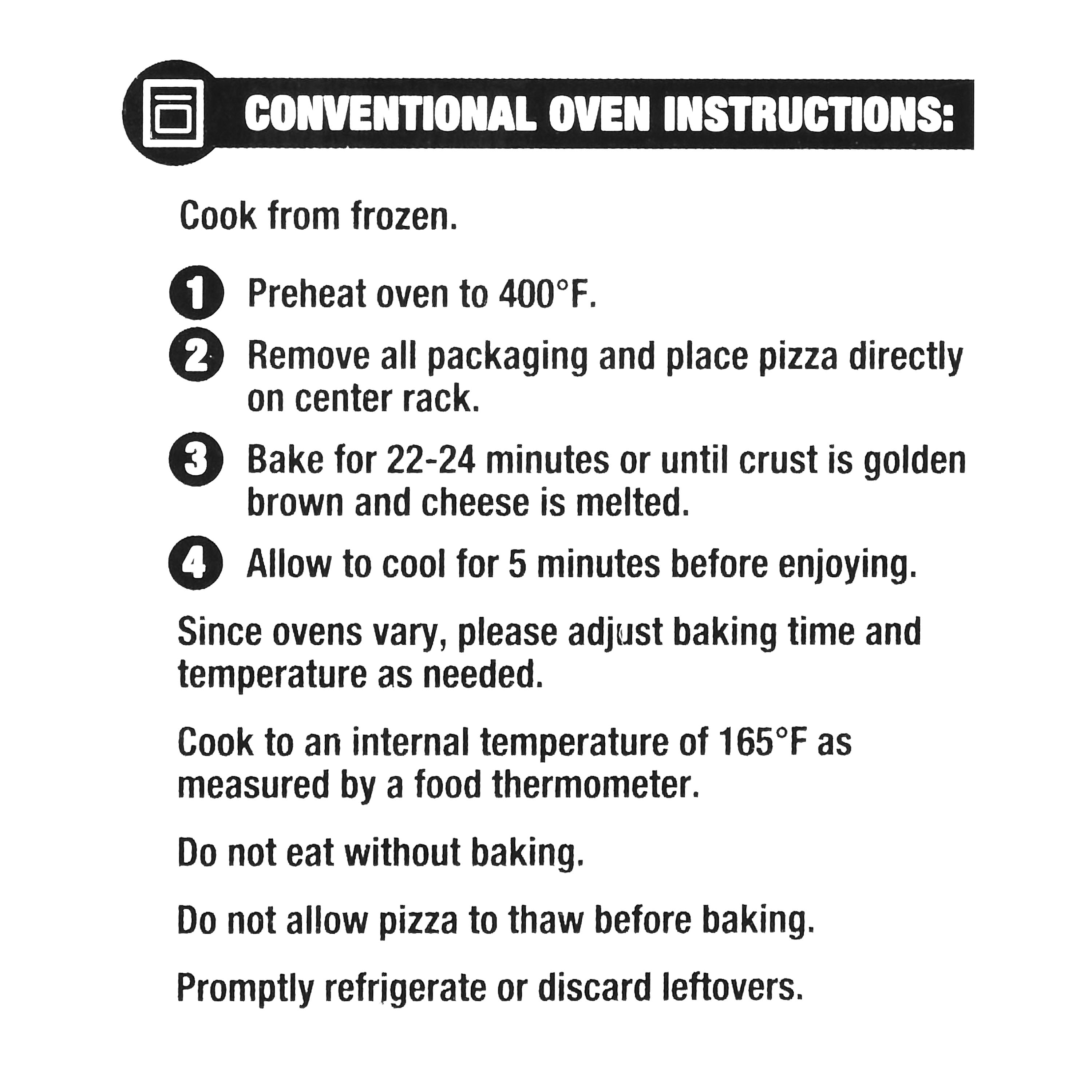 Great Value Rising Crust Three Meat Pizza, 28.65 oz (Frozen)
