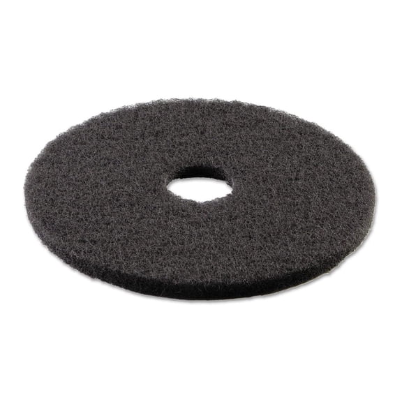 BWK4016BLA 16 in. Diameter Stripping Floor Pads - Black (5/Carton)