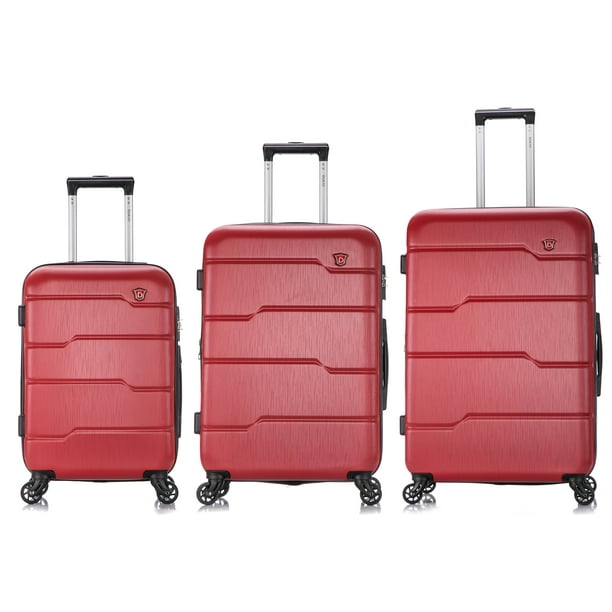 DUKAP Rodez 3Piece 20"/24"/28" Lightweight Hardside Set Luggage