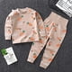 thumbnail image 1 of Conjunto de ropa interior para niños Ropa de otoño de algodón para bebés Pantalones de otoño para niños y niñas Pijamas de primavera y otoño Pantalones de protección abdominal de cintura alta Ropa de, 1 of 6