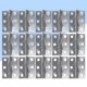 thumbnail image 5 of 32pcs 2.5 Inch Door Hinge Stainless Steel Flap Hinge Counter Back Flap Backflap Hinge Drawer Butt Hinge (Silver), 5 of 5