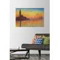 thumbnail image 2 of San Giorgio Maggiore At Dusk by Caude Monet Wall Poster with Push Pins, 22.375" x 34", 2 of 3