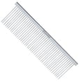 thumbnail image 1 of Professional Grooming Tools Coarse Greyhound Combs Chrome 7 1/2" Long Hair Dogs, 1 of 1