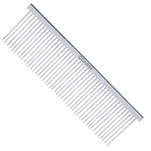 Professional Grooming Tools Coarse Greyhound Combs Chrome 7 1/2" Long Hair Dogs