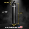 thumbnail image 2 of PROLAST Heavy Punching Bag 6 FT 150 LB - Banana Bag Great for Kickboxing, MMA and Muay Thai. With Bottom D-Ring( Black ), 2 of 3