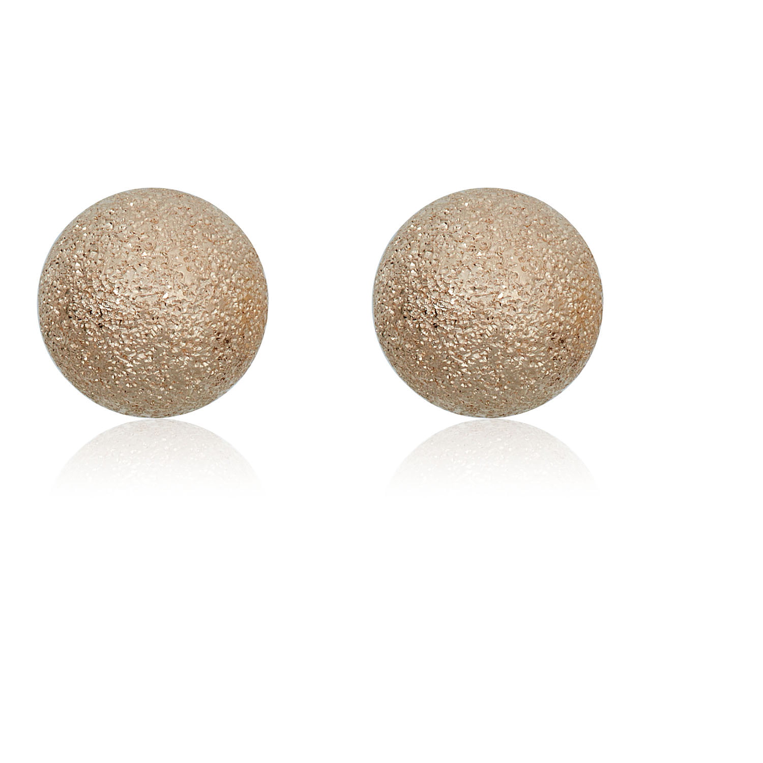 Details about   14K Yellow Gold Laser Cut Ball Earrings