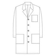 thumbnail image 6 of Panda Uniform lab coats for men and doctor coat | Multi-Colored white lab coat and lab coats unisex, 6 of 8