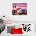 thumbnail image 4 of COMIO  Airstream Trailer, Pink Desert, Western Wall Art Print  An Authentic Print with Holographic Sequential Numbering., 4 of 4
