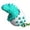 Sky Blue, variant on Dinosaur Egg Dog Chew Toy - A Chew-resistant And Wear-resistant Interactive Toy For Dogs Who Love To Chew
