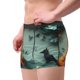 thumbnail image 2 of Fotbe Paper Fox Crow Fantasy Calzoncillos Tipo Boxer con Bolsa de Soporte Total para Hombre, X-Temp Fresco, Transpirable y de Secado Rápido-Small, 2 of 5