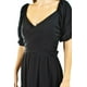 thumbnail image 4 of Vestido escote cruzado Roman Fashion /Juvenil, 1061 (Negro) negro M, 4 of 6