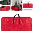thumbnail image 2 of Bolsa de almacenamiento para árbol de Navidad de 48''-65'', árbol navideño artificial, impermeable Rojo_165x76x38cm, 2 of 9