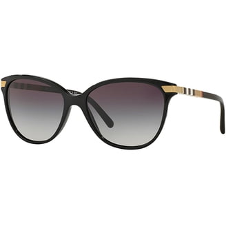 BURBERRY Astrid Sunglasses- Dark Havana Brown Burberry ASTRID BE 4343 Plastic Womens Rectangle Sunglasses  main image 4