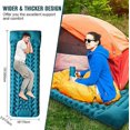 thumbnail image 2 of Camping Sleeping Self Inflating Mattress: Thickened Lightweight Single Camping Inflatable Bed And Attachable Double Camping Mat And Compact Inflatable_Perfect Gift, 2 of 5