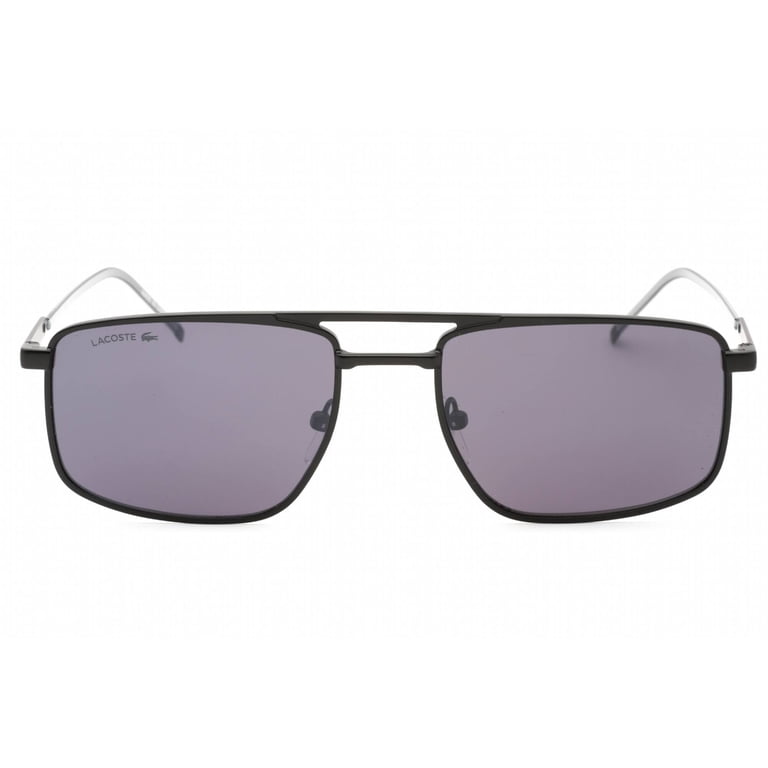 Lacoste L255S 002 Men's Matte Black Rectangular Frame Sunglasses