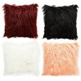 thumbnail image 5 of Fur Throw Pillow Cover Cushion Case Merino Style for Living Room Couch Sofa Nursery Bedroom Home Decor 2 Pack, 5 of 6