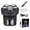 Matte Black, variant on Magnetic 6D Rotary Shaver | Rechargeable Clipper for Bald Heads, Facial Beard Trimmer, IPX7 Waterproof, Quiet Motor, Magnetic Blade Hair Clipper Set | Ideal Gift for Boyfriend, Father's Day Gift