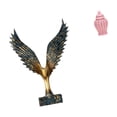 thumbnail image 6 of Wing Statue Ceramic Ginger Jar Decorative Vase Unique Resin Material for Home Living Room Decor, 6 of 8