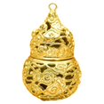 thumbnail image 1 of Guardurnaity Colgantes de latón Calabaza Pez Nube Hueco Pulido Colgante dorado Retro Estilo chino Collar Pendientes Llavero Accesorios de disfraces girable, 1 of 6