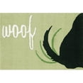 thumbnail image 1 of Liora Manne FTP12142906 Frontporch 1429-06 Woof Green 20 x 30 In. Area Rugs, 1 of 1