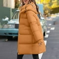 thumbnail image 1 of Wzzjkit Manteaux d'Hiver pour Femmes Manteau Long en Coton Réversible avec Poches Zippées, 1 of 1