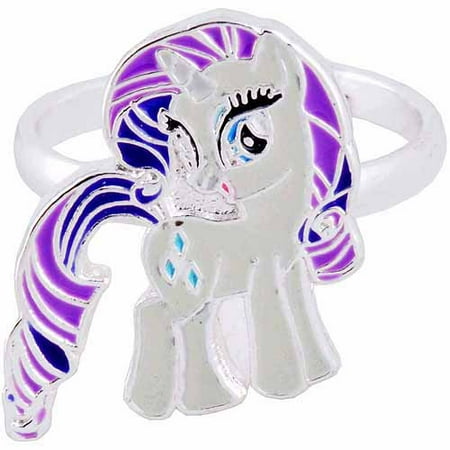 Silver-Plated Brass Rarity My Little Pony Adjustable Ring