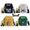 thumbnail image 2 of Cute Disney Stitch Children Shoulder Diagonal Bags Anime Cartoon Canvas Small Square Bag for Student Kids Women's Backpack Gift Gao Jinjia LED, 2 of 2