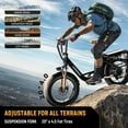 thumbnail image 3 of vefreedom Electric Bike for Adults with Peak 500W Motor, 48V 20Ah Removable Battery Fast Ebike,Max 70Miles & 20MPH,20" x4.0 Fat Tire Commuting Electric Mountain Bike,7-Speed, Step-Thru Bicycle, 3 of 6