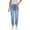 Sky Blue, variant on Seductiva Women's Jeans Women Stretchy High Waisted Straight Leg Ripped Boyfriend Jeans Frayed Ankle Denim Pants Straight Leg Stretchy Jeans